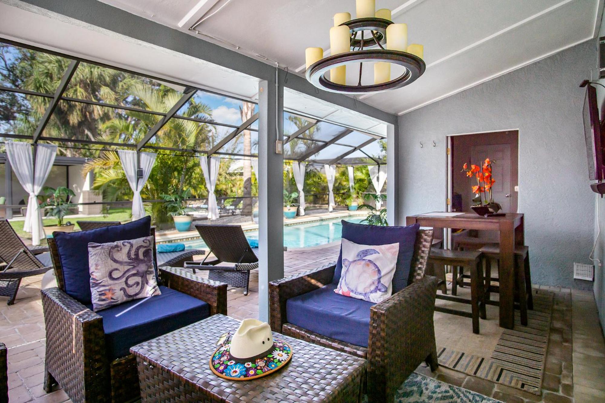 サラソータLuxury Zen Den With Heated Pool Just Off Siesta Keyアパートメント エクステリア 写真