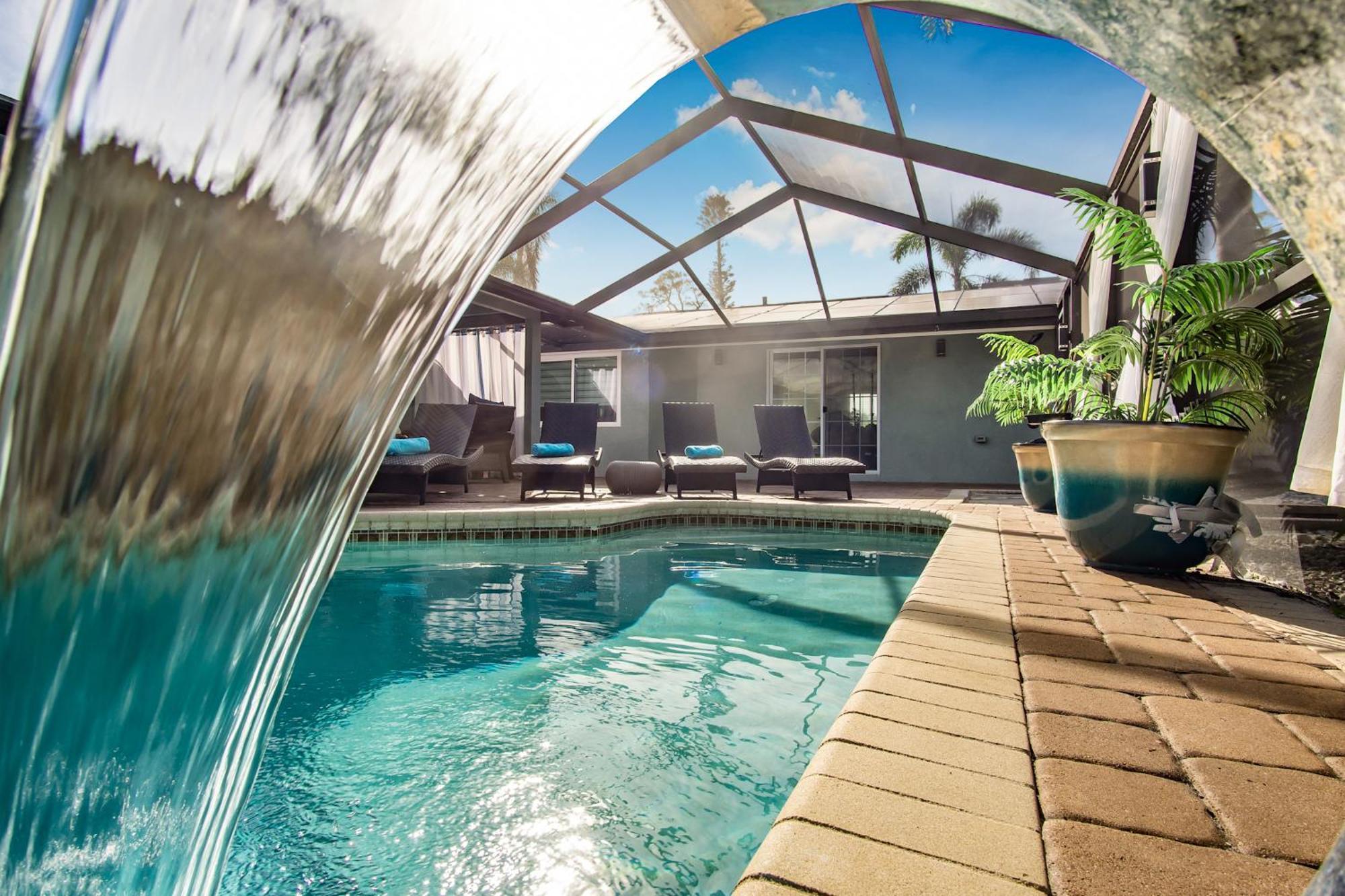 サラソータLuxury Zen Den With Heated Pool Just Off Siesta Keyアパートメント エクステリア 写真