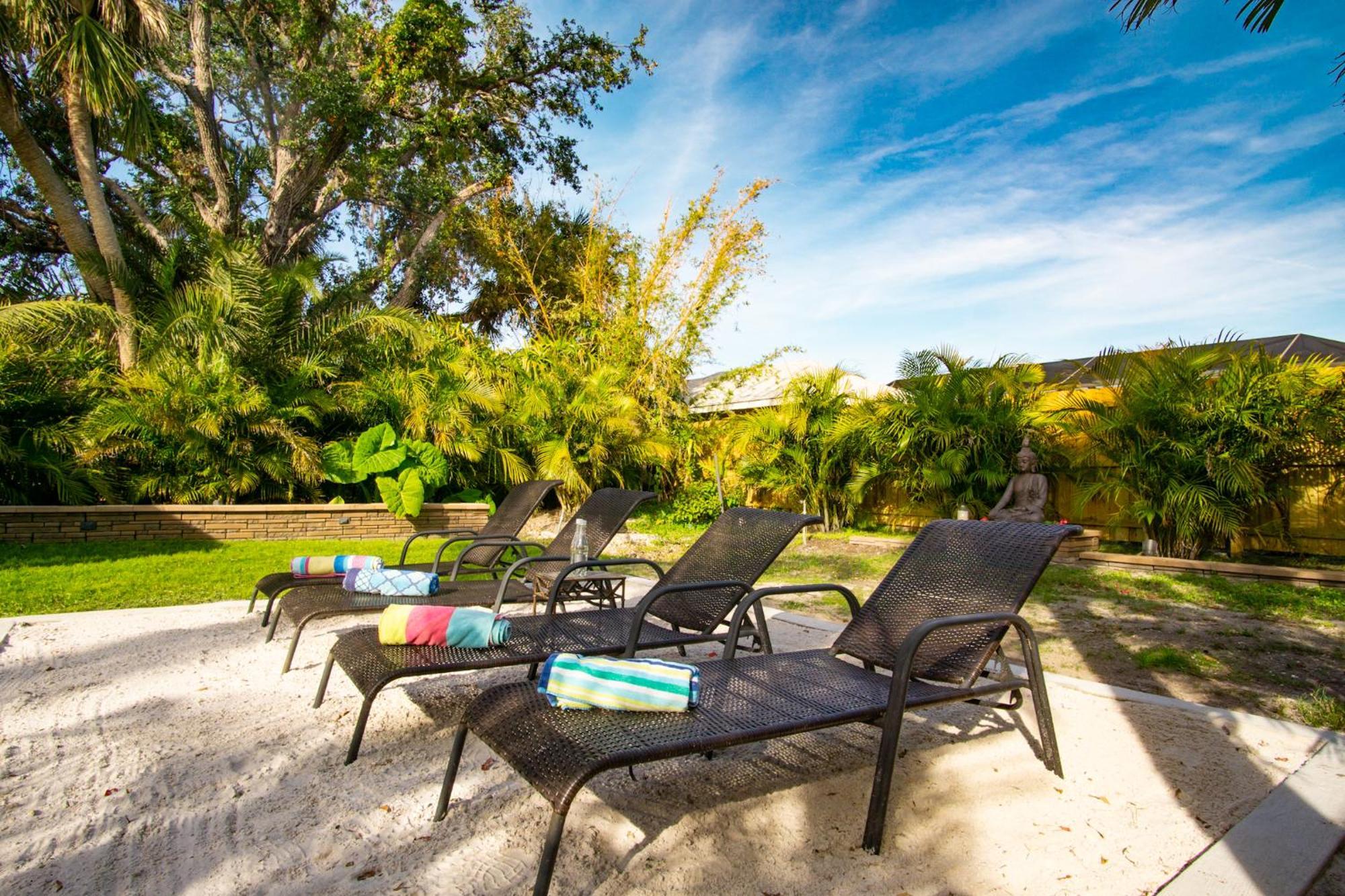 サラソータLuxury Zen Den With Heated Pool Just Off Siesta Keyアパートメント エクステリア 写真